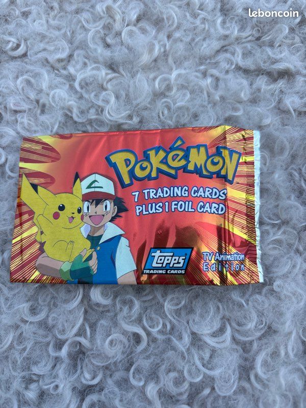 Booster Pokmon Topps Srie 1 vide  collection vintage 1999 - Collection