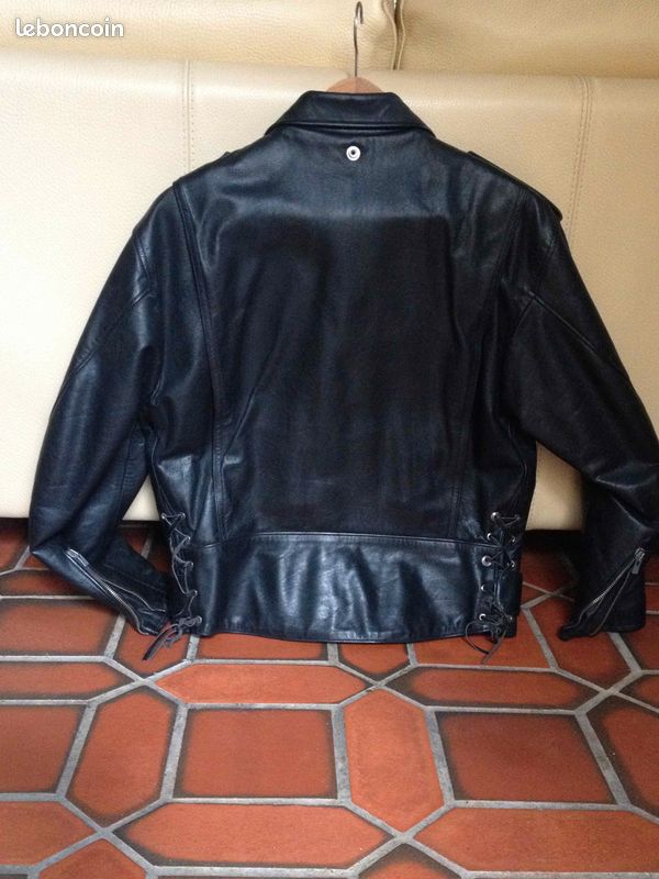 Perfecto cuir noir très épais Idéal moto (image 3)