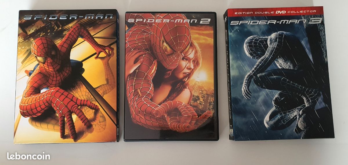 Lot de 3 DVD Spiderman (image 1)
