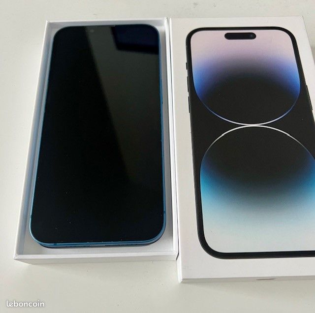 IPhone 13 Bleu 128 Go – Très bon état (image 1)