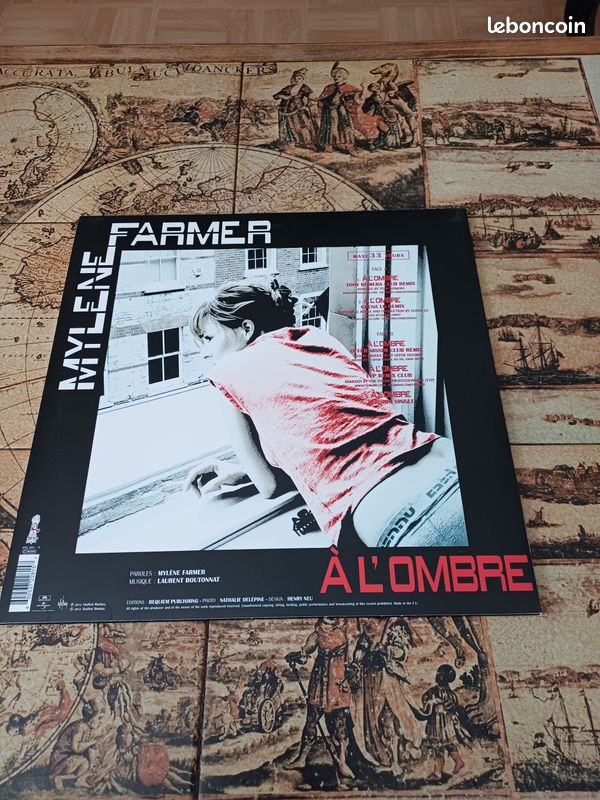 Maxi 33 tours Mylène Farmer - A l'ombre (image 2)