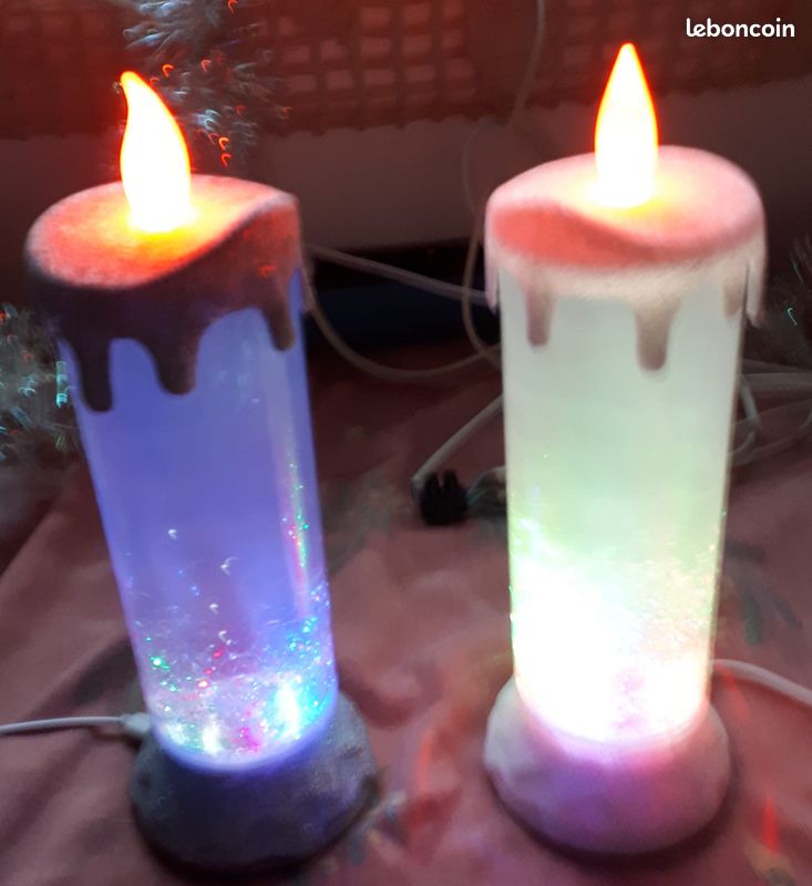 Lot De 8 Bougies De Couleur Dégradée Et Pailletée | ALPHA... – Alpha 55