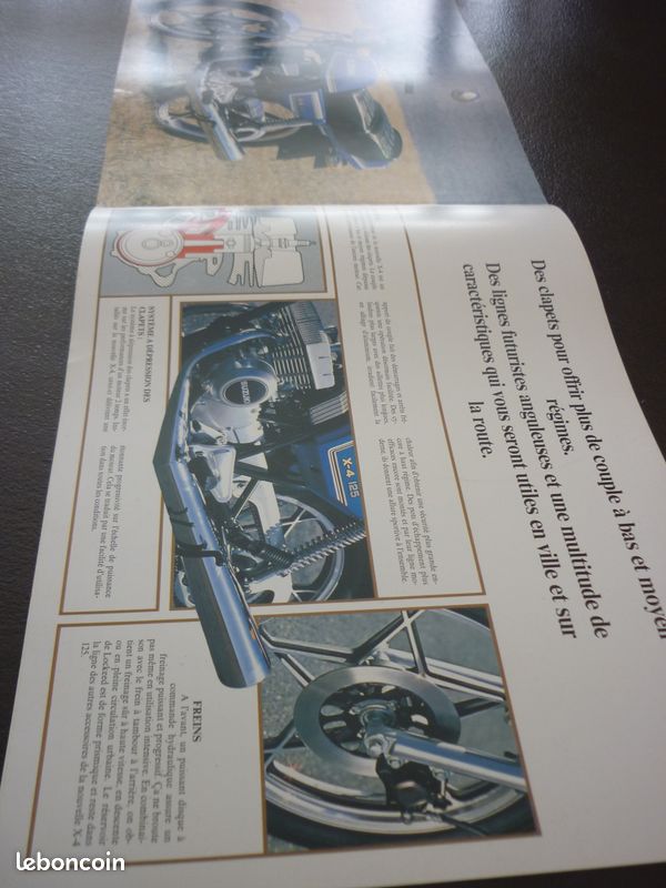 Prospectus SUZUKI 125 X-4 de 1980 à 18 euros (image 2)