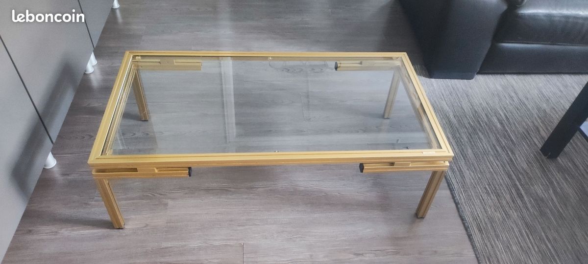 2 tables basses Pierre Vandel années 70 (image 8)