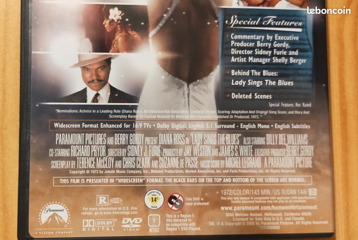 DVD+CD Lady Sings the Blues (1972) (image 3)