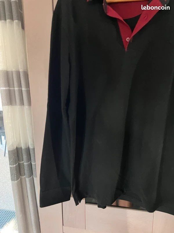 Polo homme manches longues TXL marque Charles de Seyne (image 2)