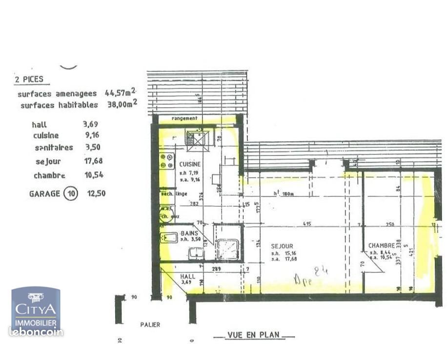 Appartement 2 pièces 44 m² · à Hirsingue · 44 m² · 110 000 €