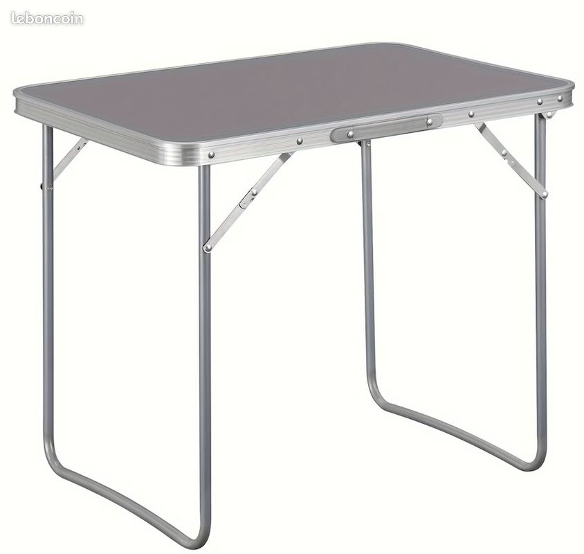 Table Pliante de Pique Nique Camping (70x50x60cm) en Aluminium - LĂ©gĂšre & Compacte - Table a Manger - Neuve - Livraison gratuite en France en 4 jours â â â (image 5)