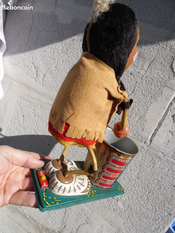 Tambour Jouet En étain Vintage URSS - Années 70 - Décoration Rétro Enfant