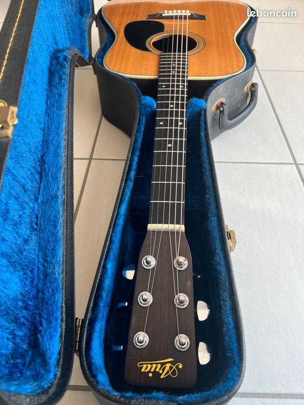 đž Guitare Aria W50 â Japan Vintage â Style Martin D-28 â TrĂšs bon Ă©tat đŻđ” (image 12)