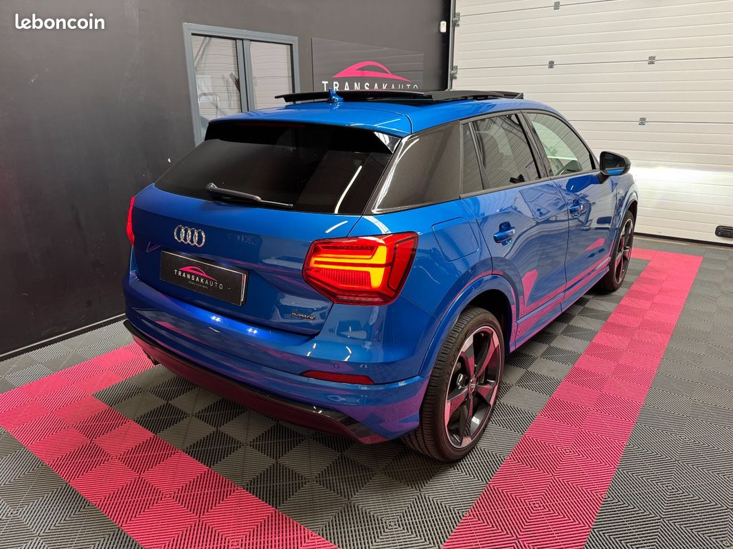 AUDI Q2 40 TFSI 190 S tronic 7 Quattro S Line + CARPLAY + TOIT OUVRANT + AFFICHAGE TETE HAUTE + SIÈGES CHAU (image 3)