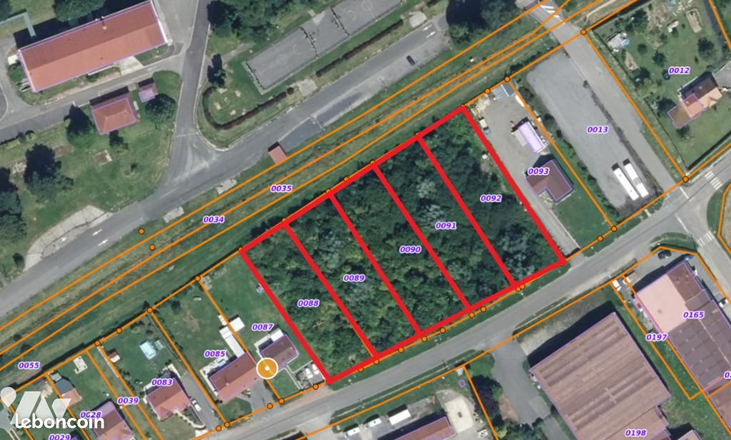 Terrain 1298 m² · à Doullens · 1 298 m² · 35 450 €