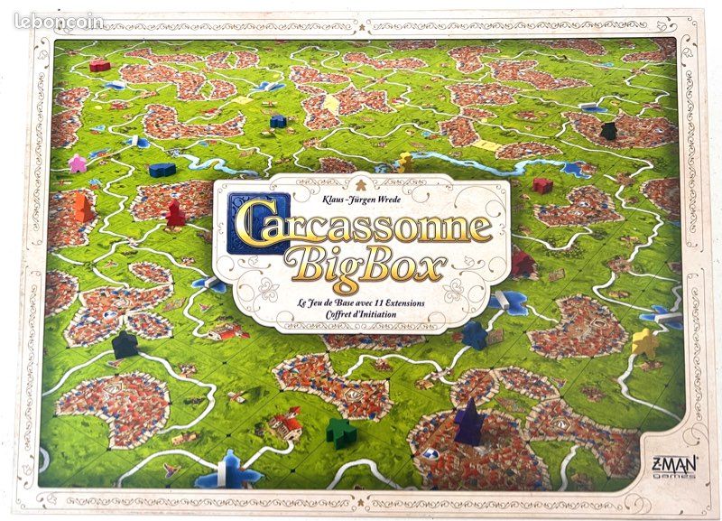 Jeu de stratégie Asmodee Carcassonne Big Box 2021 NEUF (image 1)
