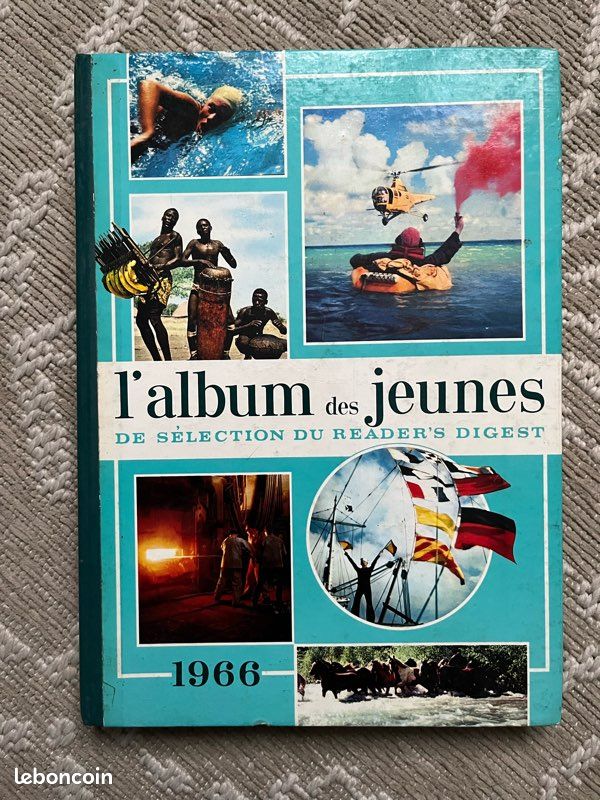 Lot de 4 livres/albums/encyclopédies anciens sur la découverte - Bon état (image 3)