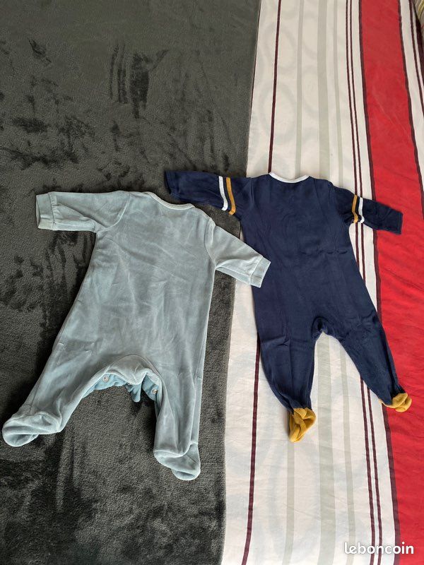 Deux pyjamas dors bien Bebe 3/6 mois (image 2)