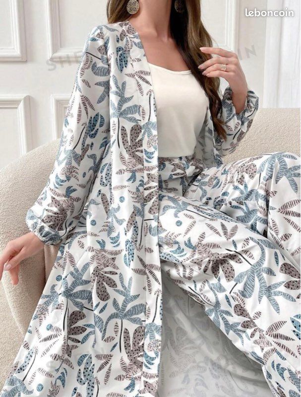 Ensemble Kimono et Pantalon Ample Femme Taille M – Neuf (Marque