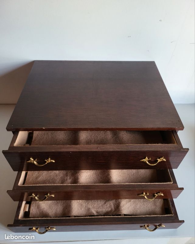 Coffret vide argentier pour ménagère couverts métal argenté (image 16)