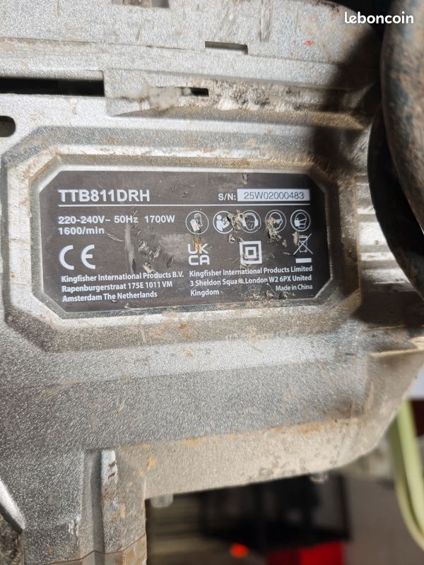 Marteau piqueur Titan TTB811DRH (image 5)