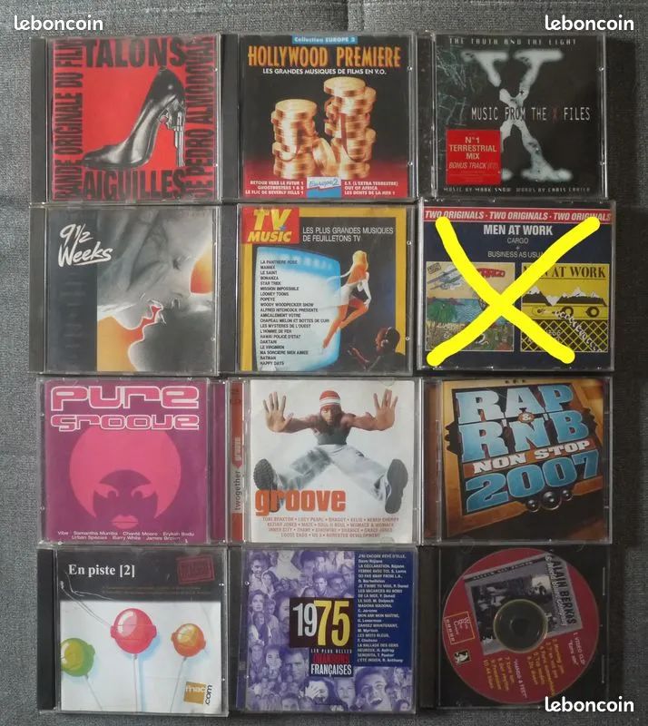 CD'S divers Artistes Pop Rock Rap Varietes (image 2)