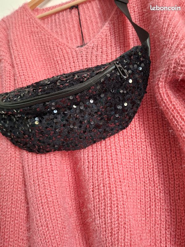 Pull Cardigan Femme Rose Quacker Factory Bumble Bee - Taille S, Neuf Avec étiquettes