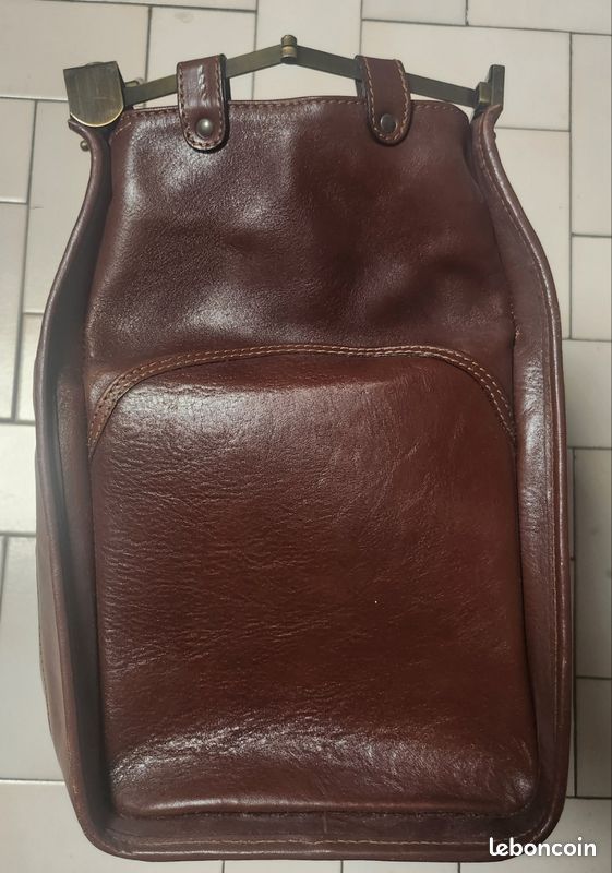 Sac en cuir véritable haute qualité française Accessoires