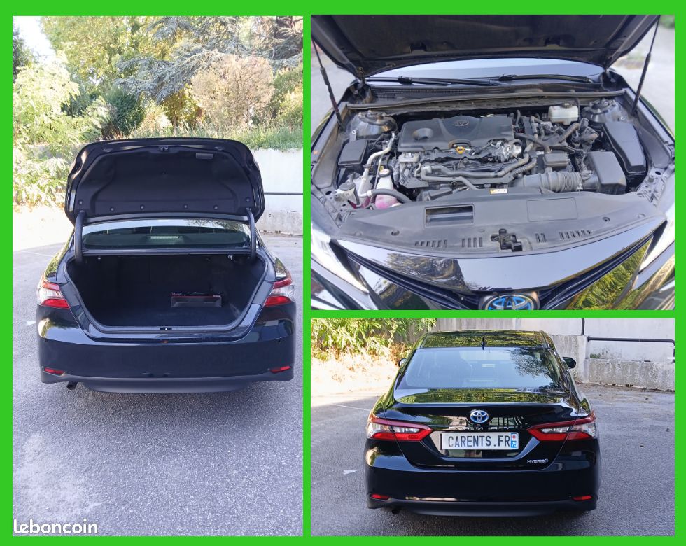 TOYOTA CAMRY Hybride ESSENCE 2.5 L - 218 CH 2WD DYNAMIC BUSINESS - BOITE AUTO – 10/2022 – 181 683 km– 1ère main – TVA récupérable - VO 433 (image 9)
