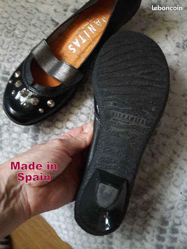P36 * Ballerines simili cuir verni état neuf (image 3)