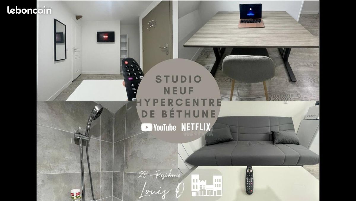 Appartement 1 pièce 14 m² · à Béthune · 14 m² · 490 €
