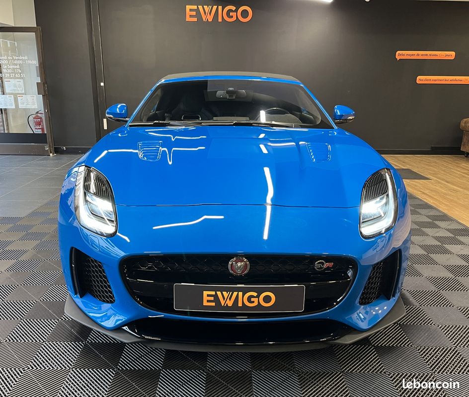 Jaguar f-type svr 5.0 v8 cabriolet / freins carbone ceramique / entretien jaguar / malus payé (image 16)