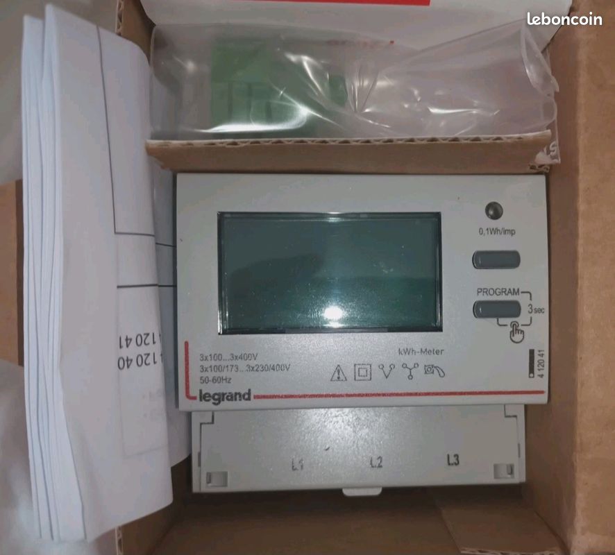 Legrand Kit éco compteur modulaire Legrand Mode d'emploi