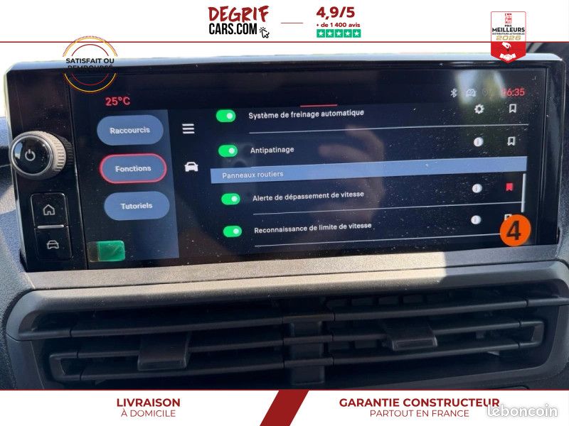 Fiat Scudo XL NOUVEAU MOTEUR 2.2 BlueHDi 180 EAT8 CABINE APPROFONDIE 5 PLACES + Pack Premium Conn... (image 16)