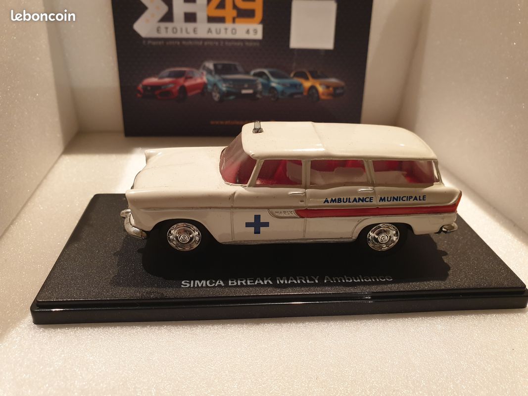 Maillot Samir Nasri Maquette Norev Simca Marly Ambulance - Modèle Réduit, Occasion Polish Voiture