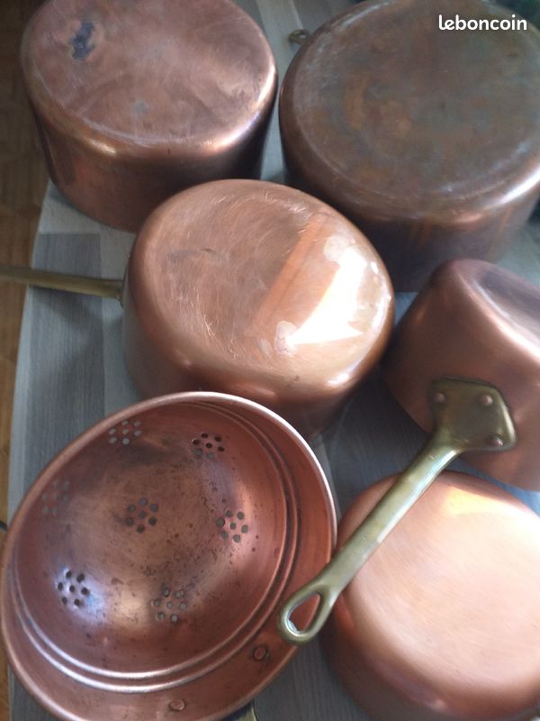 5 casseroles et ecumoire (image 2)