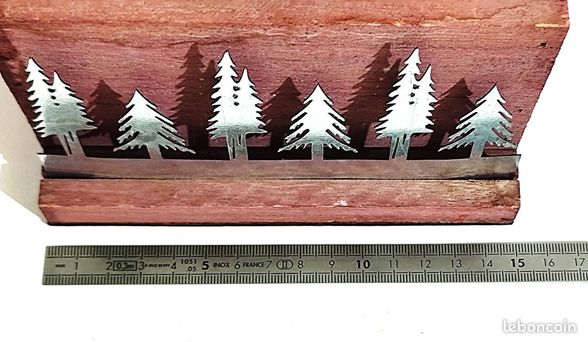 Vide–poche, porte–crayons ou jardinière en bois (image 10)