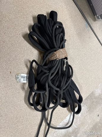 Rênes Spaghetti Fendues En Cuir Souple - Longueur 8'1/2 - Occasion Bon état