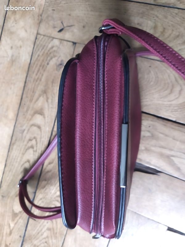 Sac à main bandoulière rouge/grenat (image 10)
