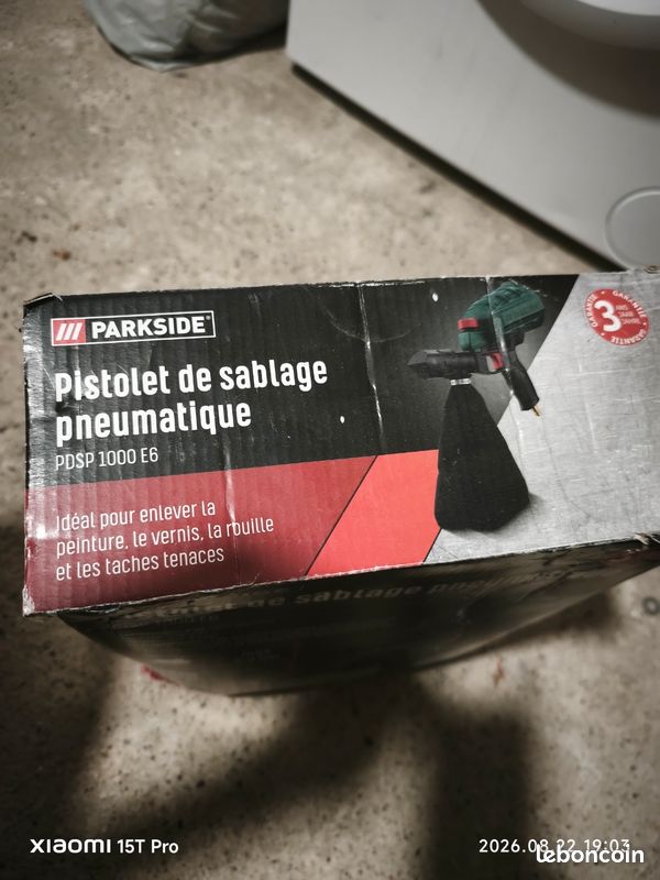 Pistolet de sablage pneumatique (image 2)