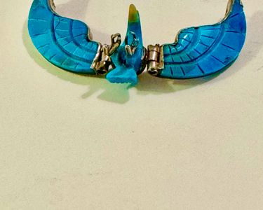 Collier Aigle Amérindien Turquoise Et Argent USA - Boutique Vintage