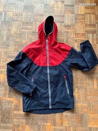Veste De Pluie Homme Imperméable Tribord Taille M - Bleue, Polyamide, Pour Randonnée