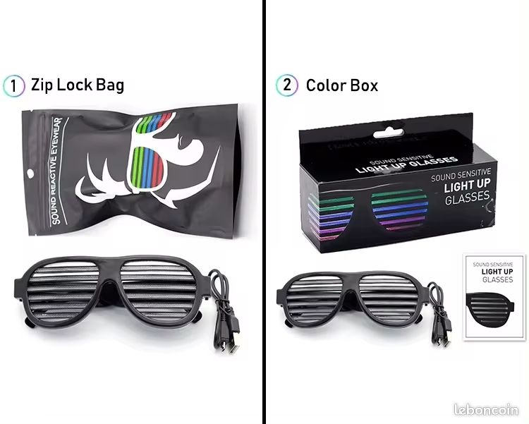 Lunettes LED évènementiel (image 4)