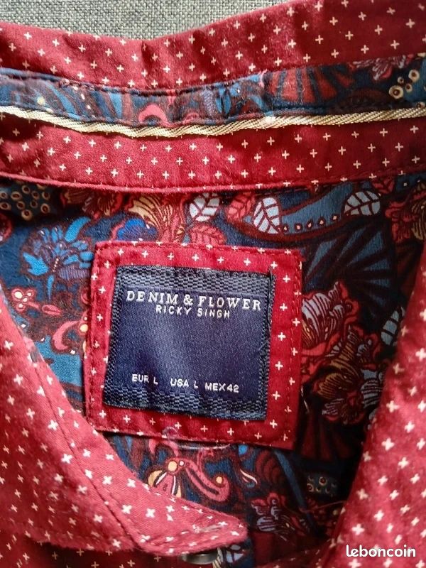 Chemise Denim & Flower by Ricky Singh (image 2)