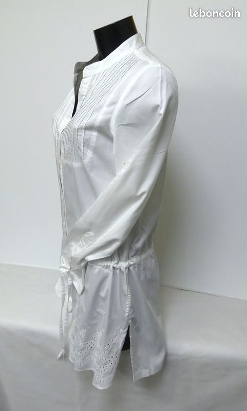 Robe Tunique Alain Manoukian Taille 44 - Laine Noire, Style évasé - Occasion Très Bon état