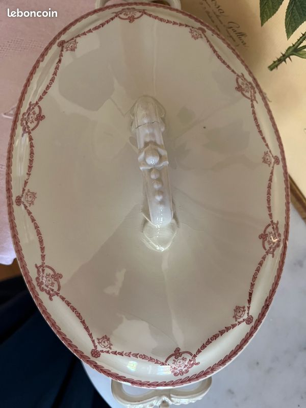 Légumier ancien en faïence anglaise – modèle Ledbury – Belle Époque (image 3)