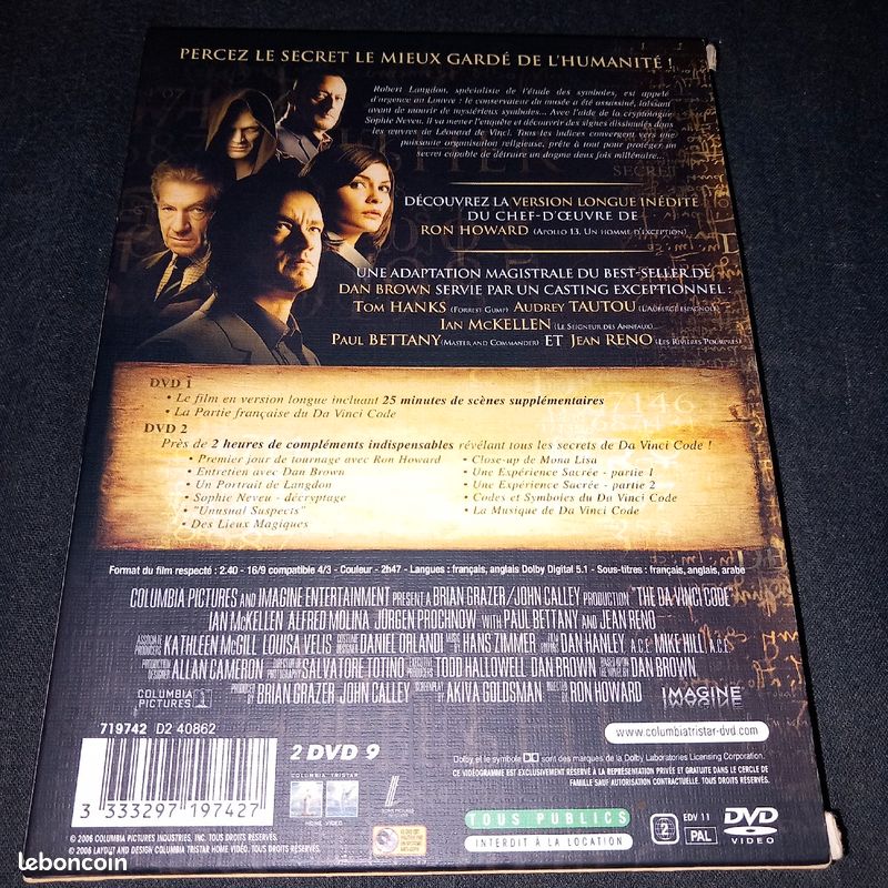 Dvd collector da vinci code (image 2)