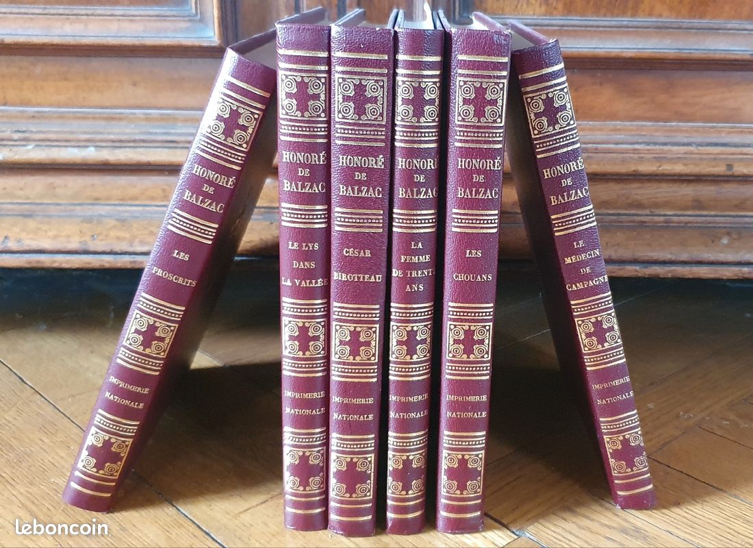 Imprimerie Nationale Honoré de Balzac 6 volumes (image 1)