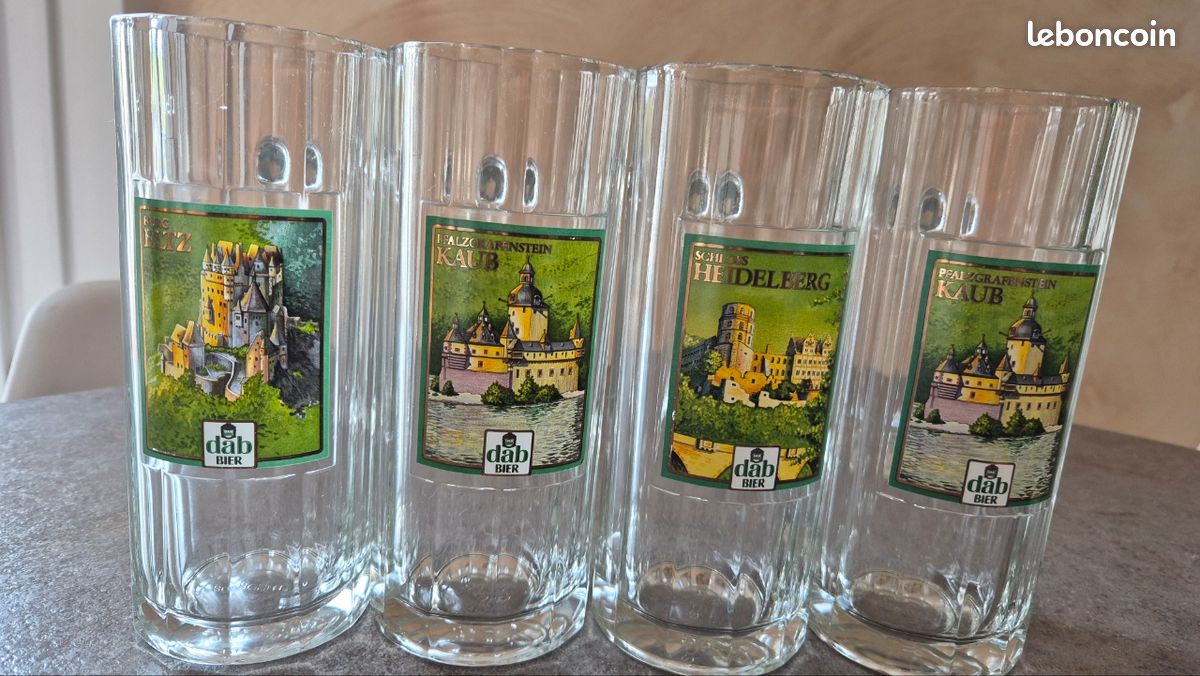 4 chopes à bière dab de 500ml (image 1)