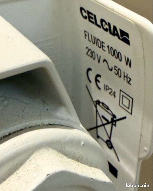 Radiateur 1000 watts à Fluide (image 3)