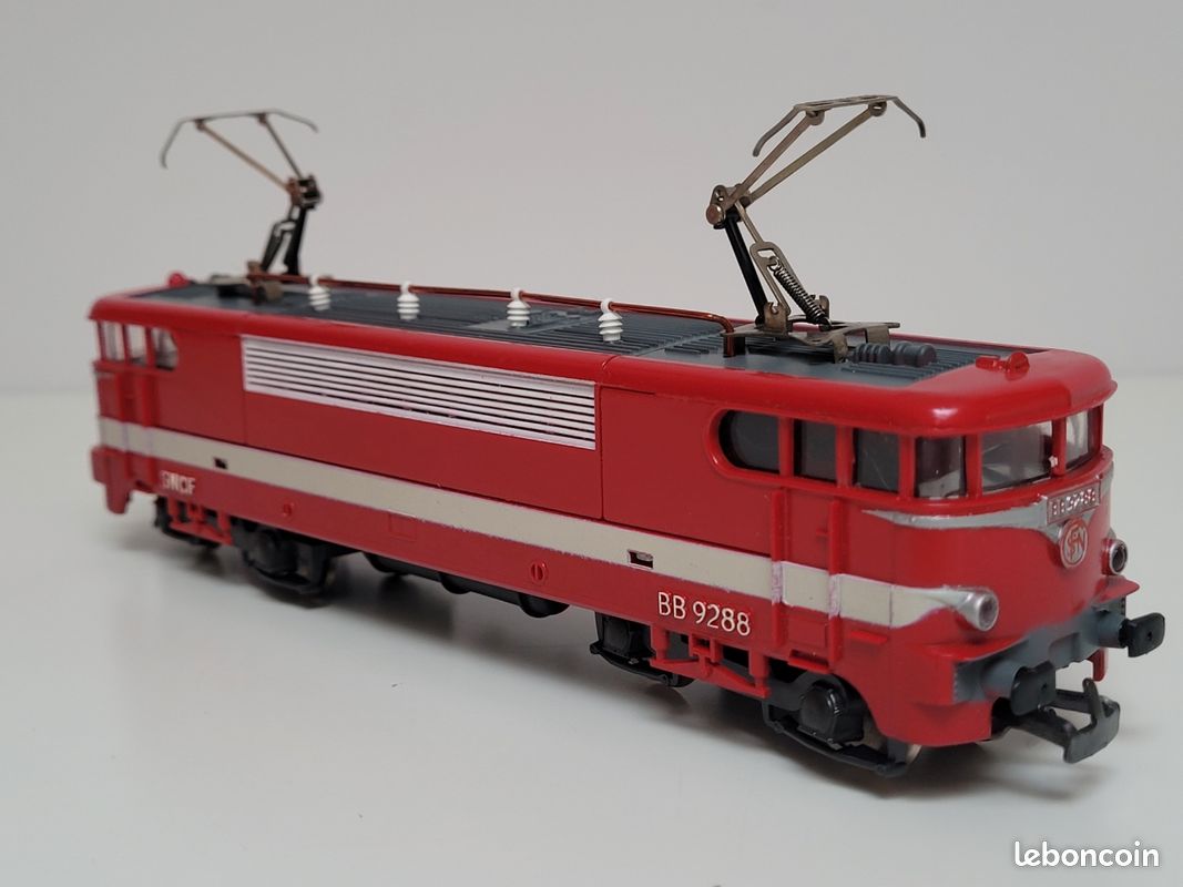 Jouef HO - Locomotive électrique BB 9288 SNCF rouge Capitole