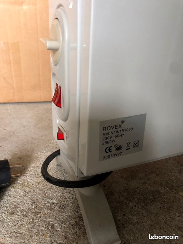 Radiateur 2000w (image 3)