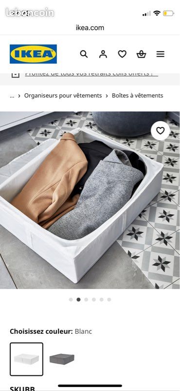 Skubb Rangement Range Vetement Ikea HOT Housse De Rangement Sous